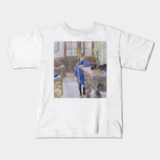 Portrait of Tage Thiel by Carl Larsson Kids T-Shirt